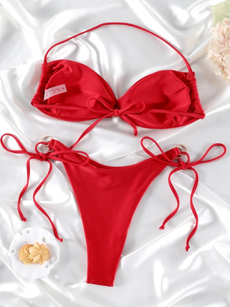 Brazilian Bikini Push Up Thong.