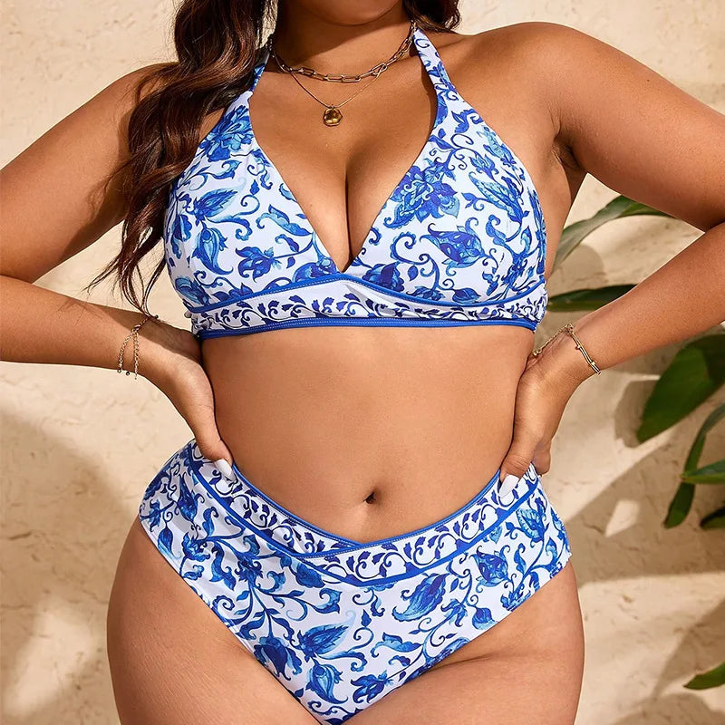 Bikini Printed Plus Size.