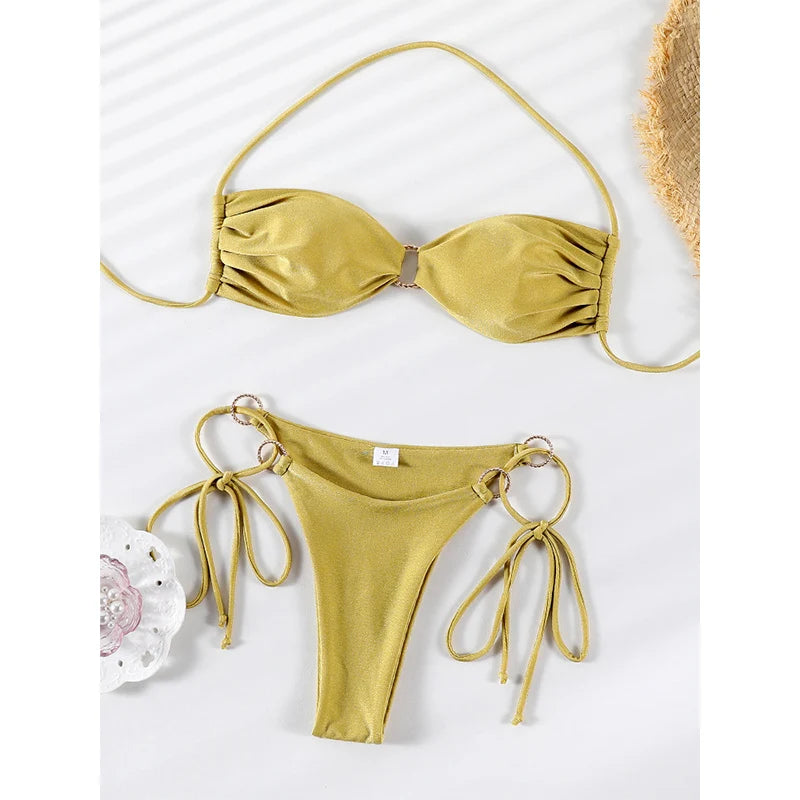 Brazilian Bikini Push Up Thong.