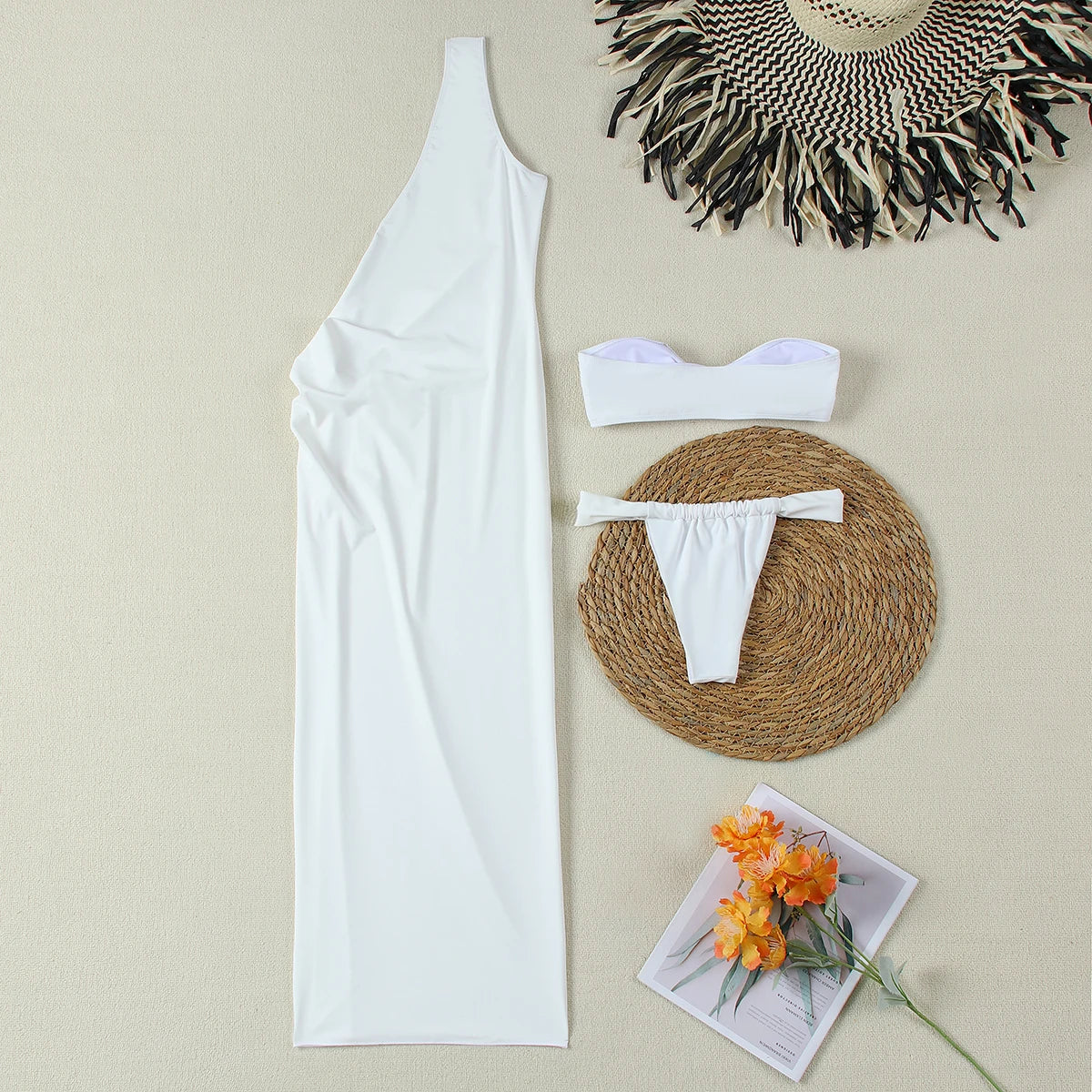 3 Pieces Long Maxi Dress