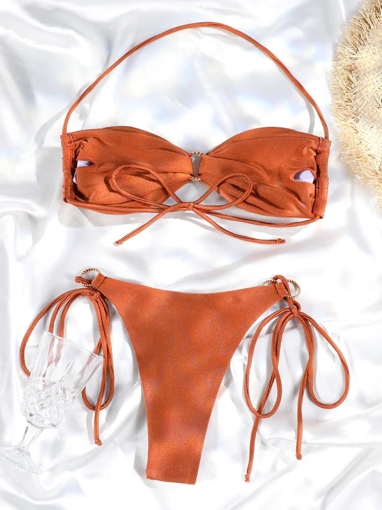 Brazilian Bikini Push Up Thong.